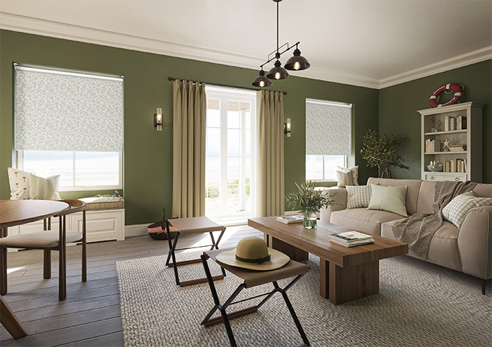 Poppy Field, Wedgewood Green - Twist&Fit Roller Blind - Image 7